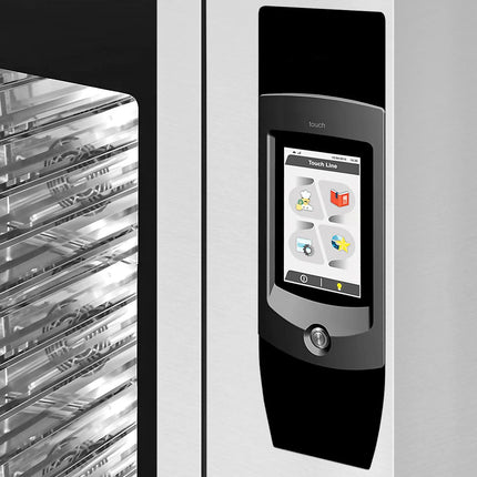GGM Gastro Bakery-Electric Commercial Combi Oven - Touchscreen Controls - 16x EN 600x400 - 17.8 cm touchscreen - incl. Automatic washing system & Core temperature probe