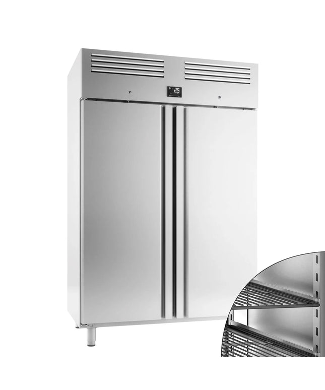 GGM Gastro Bakery Fridge Stainless steel PREMIUM - EN 600x400mm - 1240L - with 2 doors