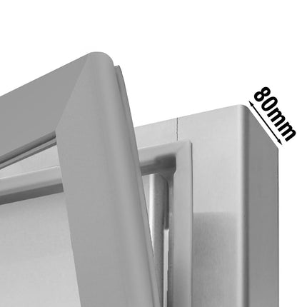 GGM Gastro Bakery Fridge Stainless steel PREMIUM - EN 600x400mm - 1700L - with 2 doors