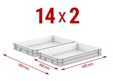 GGM Gastro Bakery Fridge Stainless steel PREMIUM - EN 600x400mm - 850L - with 1 glass door