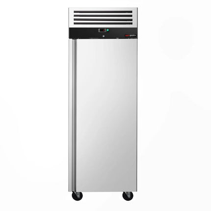 GGM Gastro Bakery Fridge Stainless steel PREMIUM - EN 600x800mm - 612L - with 1 door - Black - On castors