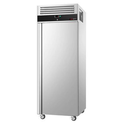 GGM Gastro Bakery Fridge Stainless steel PREMIUM - EN 600x800mm - 612L - with 1 door - Black - On castors