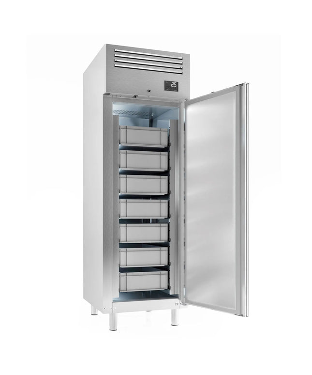 GGM Gastro Bakery Fridge Stainless steel PREMIUM PLUS - EN 600x400mm - 560L - with 1 door & 7x fish containers