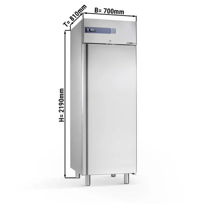GGM Gastro Bakery Fridge Stainless steel PREMIUM PLUS - EN 600x400mm - 585L - with 1 door