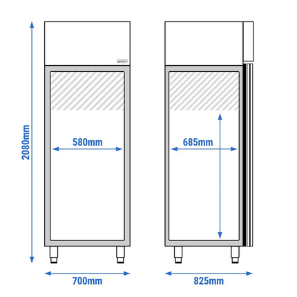 GGM Gastro Bakery Retarder Prover - Digital - 20x EN 600x400mm - 605L