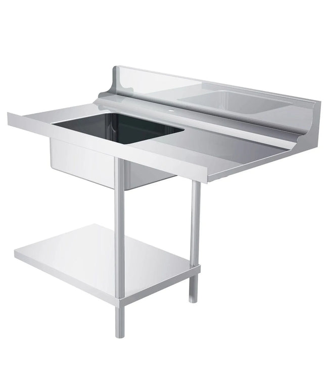 GGM Gastro Bàn Vào Máy Rửa Chén Băng Chuyền - 1200mm - Lắp Phải - 1 Chậu - Cho Dòng DS430