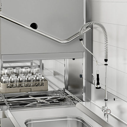 GGM Gastro Bàn Vào Máy Rửa Chén Băng Chuyền - 1200mm - Lắp Phải - 1 Chậu - Cho Dòng DS430