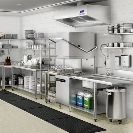 GGM Gastro Bàn Vào Máy Rửa Chén Băng Chuyền - 1200mm - Lắp Phải - 1 Chậu - Cho Dòng DS430