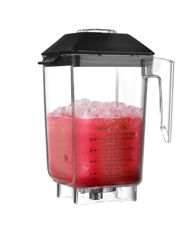 GGM Gastro Bar Blender Container - "BMK2-1500N" - Polycarbonate - 2L - 160x160x270mm - for BMK2-1500N - with lid