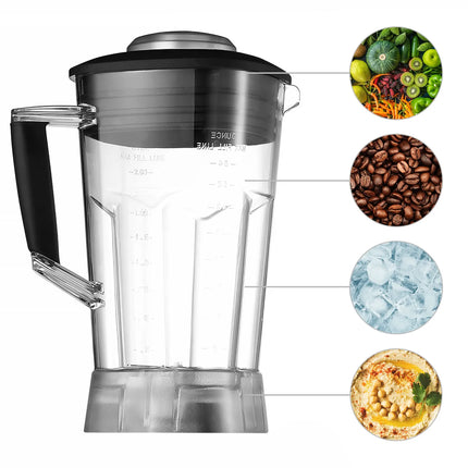 GGM Gastro Bar Blender Container - Polyethylene - 2L - handle - with measurement markings - for BBMK2-2200