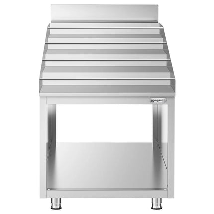 GGM Gastro Bar Speed Rail - Stainless Steel - 600x600mm - with 4 shelves