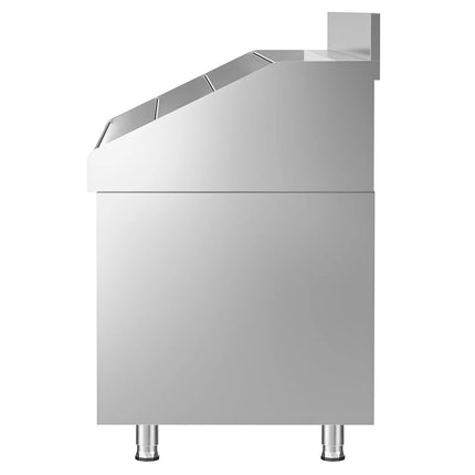 GGM Gastro Bar Speed Rail - Stainless Steel - 600x600mm - with 4 shelves