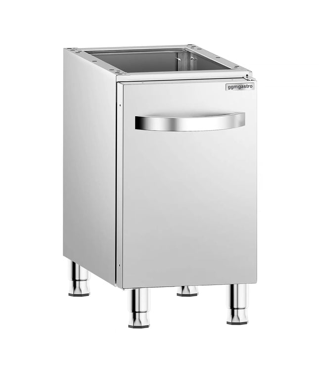 GGM Gastro Base Cabinet for Gas Stove - 400x600x600mm - Stainless Steel AISI 304 - 1 door - for GHK4632 & GHK4631