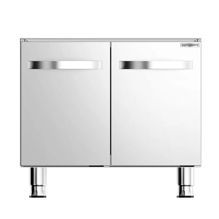 GGM Gastro Base Cabinet for Gas Stove - 600x600x600mm - Stainless Steel AISI 304 - 2 doors - for GHK6634