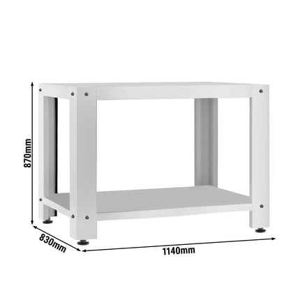 GGM Gastro Base Frame - 1155x830x870mm - Stainless Steel - for Pizza oven POE4434VSN