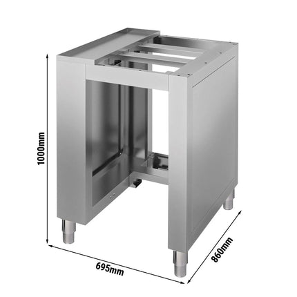 GGM Gastro Base Frame for Dough Divider & Dough Rounder - 695x860x1000mm - Stainless Steel - for TPE800 & TAE800