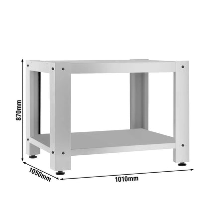 GGM Gastro Base Frame for Pizza Oven - 1025x1065x870mm - Stainless Steel - for POE630TN & POE6630TN