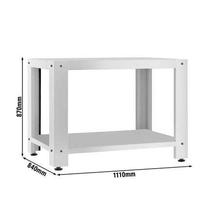 GGM Gastro Base Frame for Pizza Oven - 1130x840x870mm - Stainless Steel - for POE434N & POE4434N