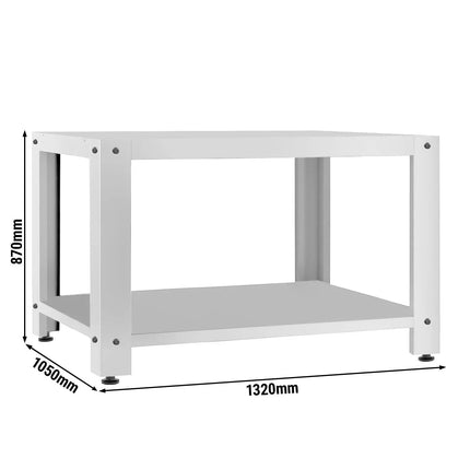 GGM Gastro Base Frame for Pizza Oven - 1335x1065x870mm - Stainless Steel - for POE930TN & POE9930TN