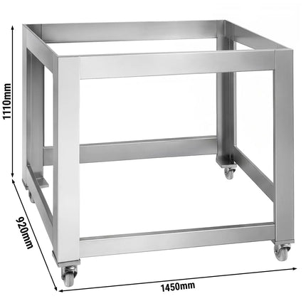 GGM Gastro Base Frame for Pizza Oven - 1450x920x1100mm - Stainless Steel - for PEZ630G & PEZ630G#2