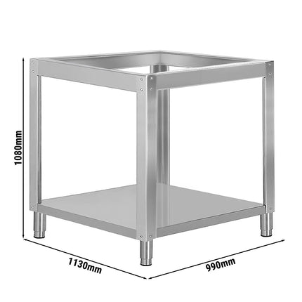 GGM Gastro Base Frame for Pizza Oven - 990x1130x1080mm - Stainless Steel - for PEP66T, PEP66TD & PEP66TTC