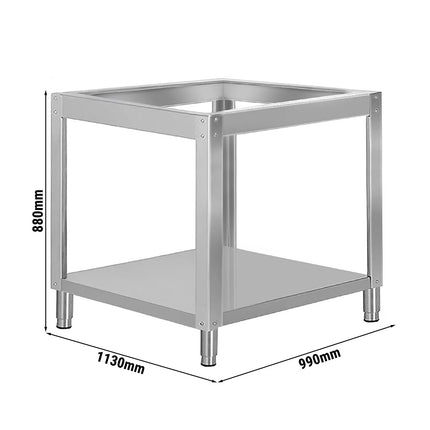 GGM Gastro Base Frame for Pizza Oven - 990x1130x880mm - Stainless Steel - for PDP66T, PDP66TD & PDP66TTC