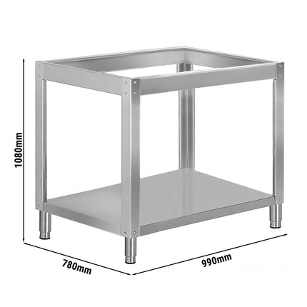 GGM Gastro Base Frame for Pizza Oven - 990x780x1080mm - Stainless Steel - for PEP44, PEP44D & PEP44TC