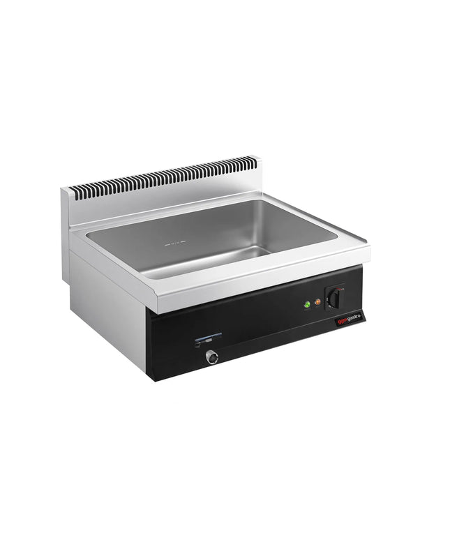 GGM Gastro Bếp Cách Thủy Để Bàn - 2x GN 1/1 hoặc 4x GN 1/2 - 2.4kW - Có Van Xả