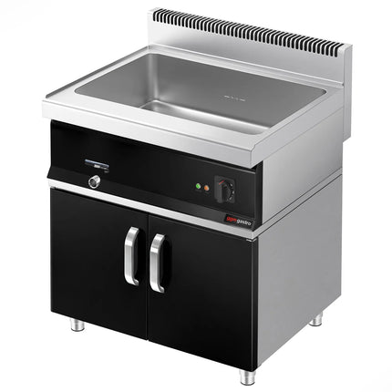 GGM Gastro Bếp Cách Thủy Để Bàn - 2x GN 1/1 hoặc 4x GN 1/2 - 2.4kW - Có Van Xả