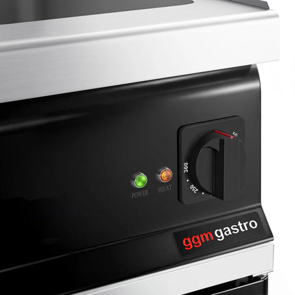 GGM Gastro Bếp Cách Thủy Để Bàn - 2x GN 1/1 hoặc 4x GN 1/2 - 2.4kW - Có Van Xả