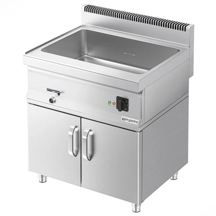 GGM Gastro Bếp Cách Thủy Để Bàn - GN 1/1 + 3x GN 1/9 - 1.2kW - Kèm Tủ Bệ 2 Cánh - Có Van Xả