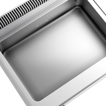 GGM Gastro Bếp Cách Thủy Để Bàn - GN 1/1 + 3x GN 1/9 - 1.2kW - Kèm Tủ Bệ 2 Cánh - Có Van Xả