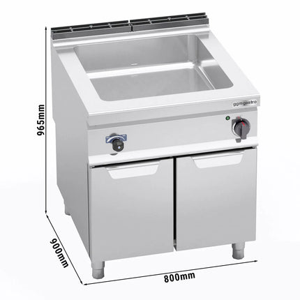 GGM Gastro Bếp Cách Thủy Điện - 2x GN 1/1 + 1/3 - 3.2kW - Có Van Xả