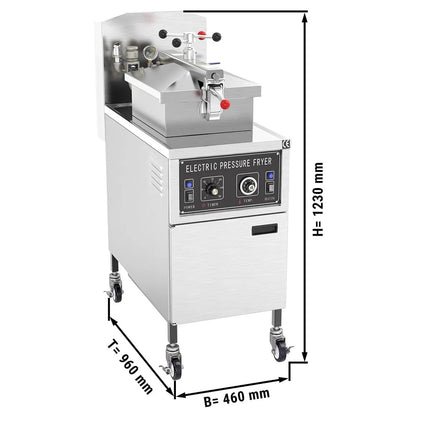 GGM Gastro Bếp Chiên Áp Suất Điện - 24L - 12kW - Thủ Công