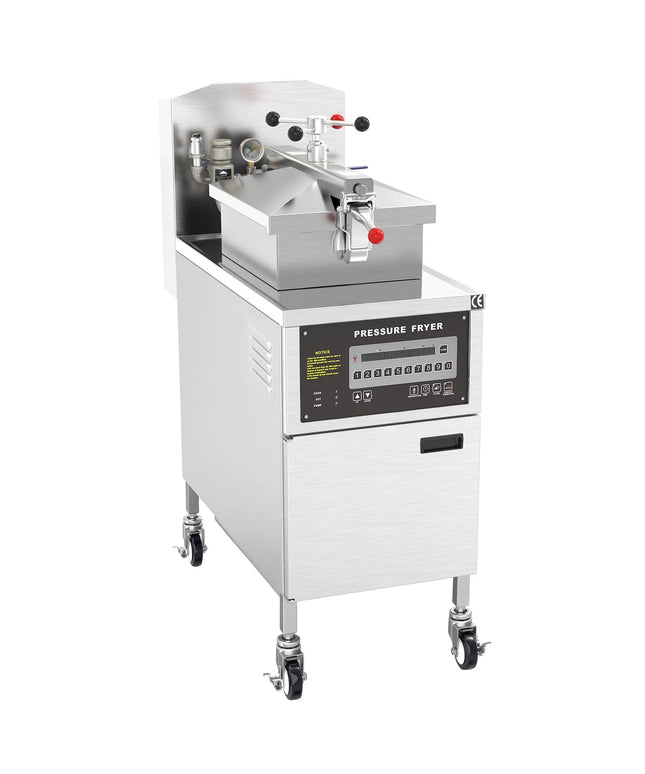 GGM Gastro Bếp Chiên Áp Suất Điện - 24L - 13.5kW - Có Lọc Dầu Tích Hợp - Kỹ Thuật Số