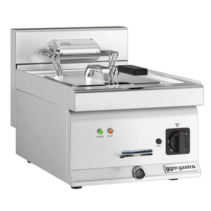 GGM Gastro Bếp Chiên Nhúng Điện Để Bàn - 10L - 9kW - Thủ Công - Có Van Xả