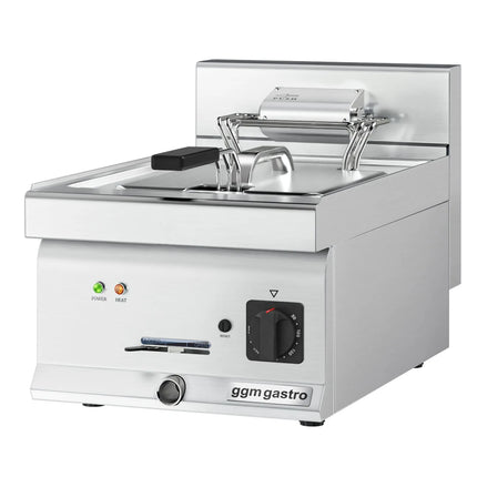 GGM Gastro Bếp Chiên Nhúng Điện Để Bàn - 10L - 9kW - Thủ Công - Có Van Xả