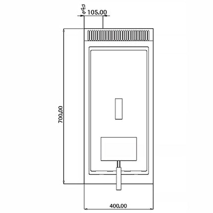 GGM Gastro Bếp Chiên Nhúng Điện Đứng - 10L - 6kW