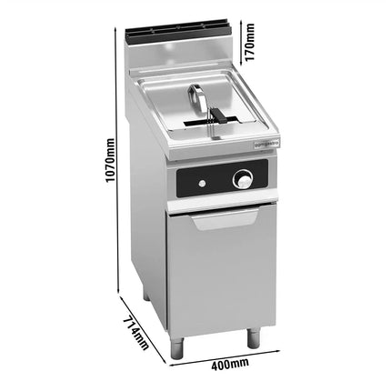 GGM Gastro Bếp Chiên Nhúng Điện Đứng - 18L - 13.5kW - Điều Khiển Điện Tử - Có Van Xả