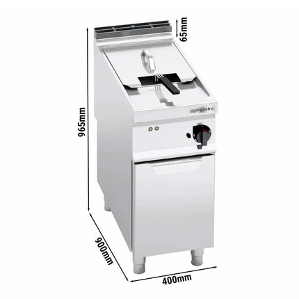 GGM Gastro Bếp Chiên Nhúng Điện Đứng - 22L - 22kW - Thủ Công - Có Van Xả