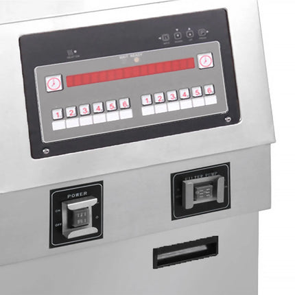 GGM Gastro Bếp Chiên Nhúng Điện Đứng - 25L - 14.2kW - Điều Khiển Điện Tử - Có Lọc Dầu Tích Hợp