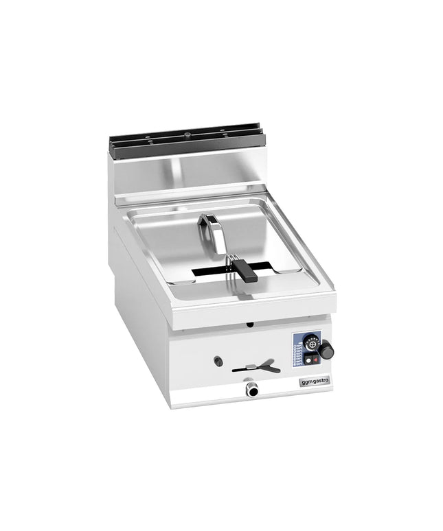 GGM Gastro Bếp Chiên Nhúng Gas Để Bàn - 10L - 6.9kW - Thủ Công - Có Van Xả