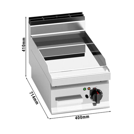 GGM Gastro Bếp Chiên Phẳng Điện - 4.8kW - Mặt Phẳng - Diện Tích Nấu: 400x700mm