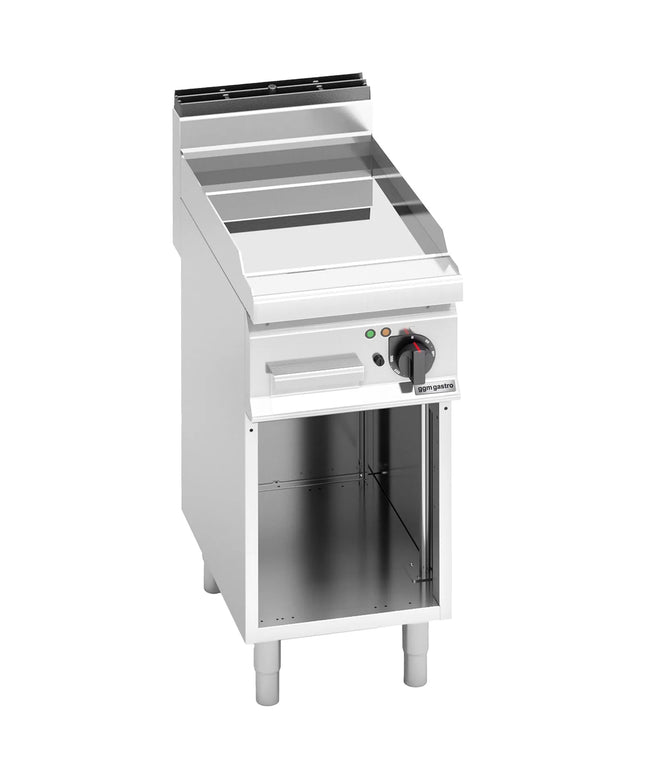 GGM Gastro Bếp Chiên Phẳng Điện - 4.8kW - Mặt Phẳng - Diện Tích Nấu: 400x714mm - Có Chân Đứng