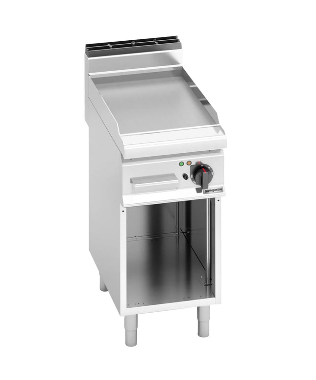 GGM Gastro Bếp Chiên Phẳng Điện - 4.8kW - Mặt Phẳng - Diện Tích Nấu: 400x714mm - Có Chân Đứng
