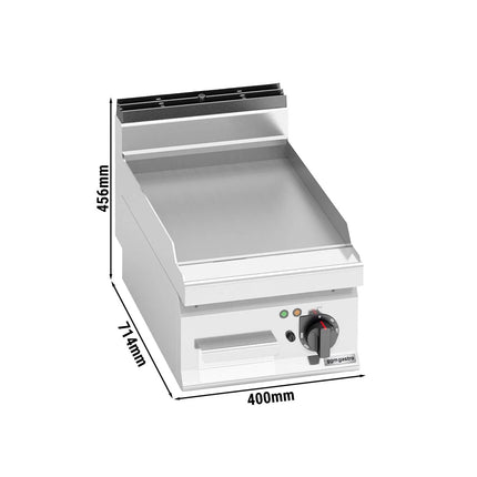 GGM Gastro Bếp Chiên Phẳng Điện - 4.8kW - Mặt Phẳng - Diện Tích Nấu: 400x714mm