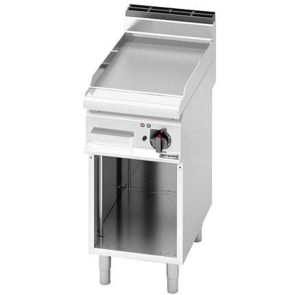 GGM Gastro Bếp Chiên Phẳng Điện - 4.8kW - Mặt Phẳng - Diện Tích Nấu: 400x714mm - Có Chân Đứng