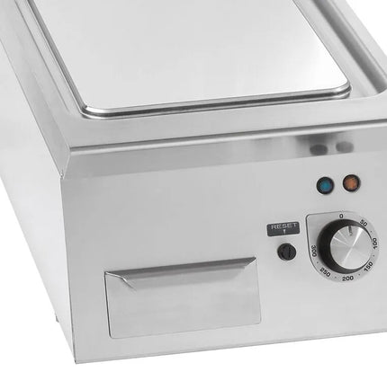 GGM Gastro Bếp Chiên Phẳng Điện - 4.8kW - Mặt Phẳng - Diện Tích Nấu: 400x730mm