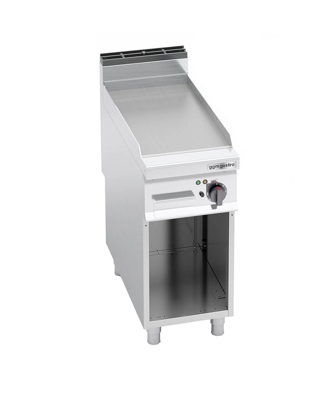 GGM Gastro Bếp Chiên Phẳng Điện - 5.7kW - Mặt Phẳng - Diện Tích Nấu: 396x667mm - Có Chân Đứng