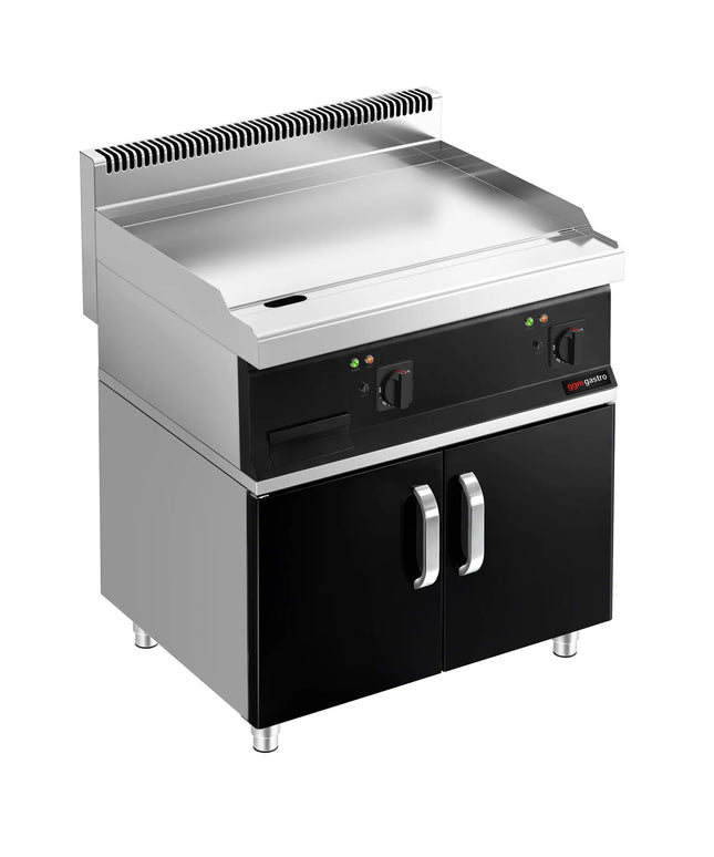 GGM Gastro Bếp Chiên Phẳng Điện - 7.1kW - Mặt Phẳng - Diện Tích Nấu: 795x535mm - Có Tủ Bệ - 2 Cánh